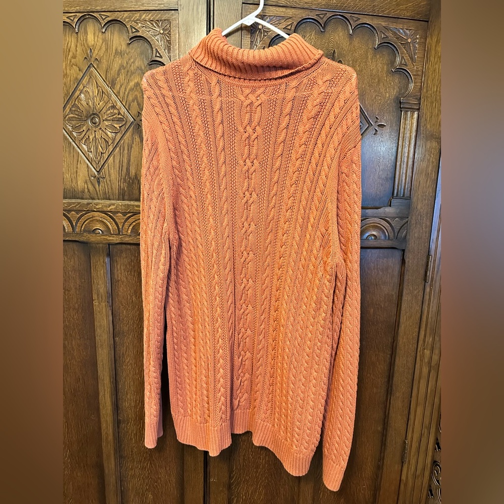 Amazon Essentials Cable Knit Turtleneck Sweater - Yam